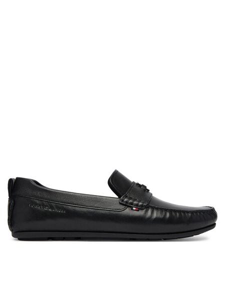 Tommy Hilfiger Mokasyny Hardware Lth Driver FM0FM05855 Czarny. Czarne mokasyny męskie Tommy Hilfiger, ze skóry. Za 496.99 zł.