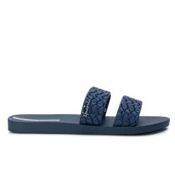 Klapki damskie Ipanema 83243 RENDA II FEM. Niebieskie klapki damskie Ipanema, bez wzorów, z materiału, eleganckie, bez obcasa. Za 59.00 zł.