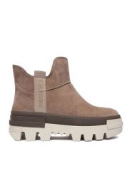 G-Star Raw Botki CEO-WI16-PATTRICK-02 Szary. Szare botki damskie G-Star Raw, ze skóry, retro, bez obcasa, na płaskiej podeszwie, bez zapięcia. Za 379.99 zł.