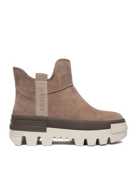 G-Star Raw Botki CEO-WI16-PATTRICK-02 Szary. Szare botki damskie G-Star, retro, bez obcasa, na płaskiej podeszwie, bez zapięcia. Za 379.99 zł.