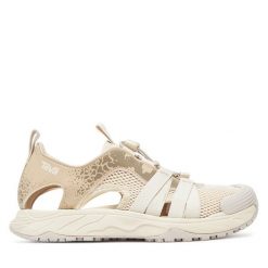 Sandały Teva. Brązowe obuwie sportowe damskie Teva, bez wzorów, trekkingowe. Za 299.99 zł.