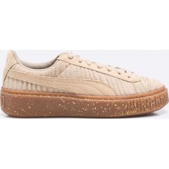 Puma - Buty Basker Platform OW Wn's. Szare obuwie sportowe damskie Puma, z gumy. W wyprzedaży za 239.90 zł.