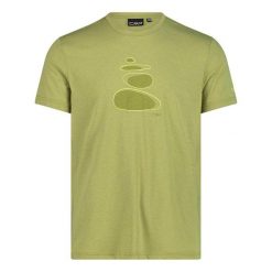 Koszulka CMP. Zielone koszulki sportowe męskie CMP, na lato, xl, bez wzorów, bez kołnierzyka, bez ramiączek, trekkingowe. Za 176.50 zł.