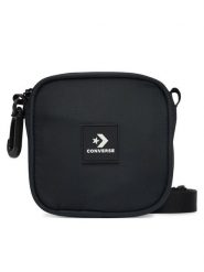 Converse Torebka 10027679-A02 Czarny. Czarne listonoszki damskie Converse, bez wzorów, z materiału, bez dodatków. Za 79.99 zł.