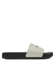 Calvin Klein Klapki Chunky Pool Slide Rub HM0HM01063 Szary. Szare klapki męskie Calvin Klein, z tworzywa sztucznego. Za 179.99 zł.