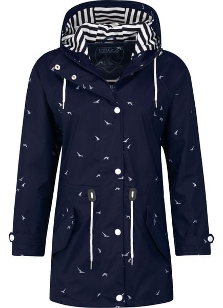 Płaszcz damski Pro-X Elements Marly. Niebieskie płaszcze damskie PRO-X ELEMENTS, bez wzorów, z poliesteru, bez kaptura. Za 441.95 zł.