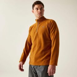 Freethink II Męski polar narciarski z zamkiem błyskawicznym. Brązowe bluzy męskie Dare 2b, na zimę, m, bez wzorów, z polaru, bez kaptura. Za 79.99 zł.