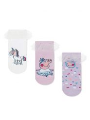 Peppa Pig Skarpety długie ACCCS-SS25-205PP(3-PACK) Biały. Białe bielizna dla dziewczynek Peppa Pig, bez wzorów, z bawełny. Za 29.99 zł.