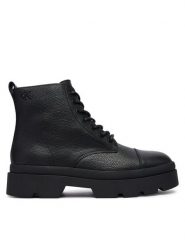 Calvin Klein Trapery Lugged Mid Lace Up Tc Tu Lth HM0HM02267 Czarny. Czarne śniegowce i trapery męskie Calvin Klein, ze skóry, bez zapięcia. Za 799.99 zł.