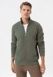 Bluza ze stójką B-GULF. Bluzy męskie Volcano, m, bez wzorów, z bawełny, bez kaptura. Za 179.99 zł.