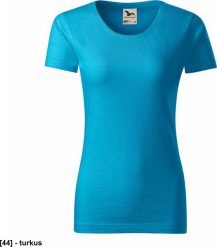 MALFINI Native 174 - ADLER - Koszulka damska, 150 g/m, 100% bawełna organiczna - turkus L. T-shirty damskie Malfini, l, bez wzorów, z bawełny, bez kołnierzyka. Za 55.30 zł.