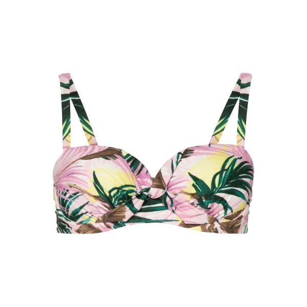 Damski top do kostiumu kąpielowego Protest Mm Jolly Ccup Wire. Czerwone topy damskie Protest, l, bez wzorów, z materiału, bez kołnierzyka, bez ramiączek. Za 149.90 zł.