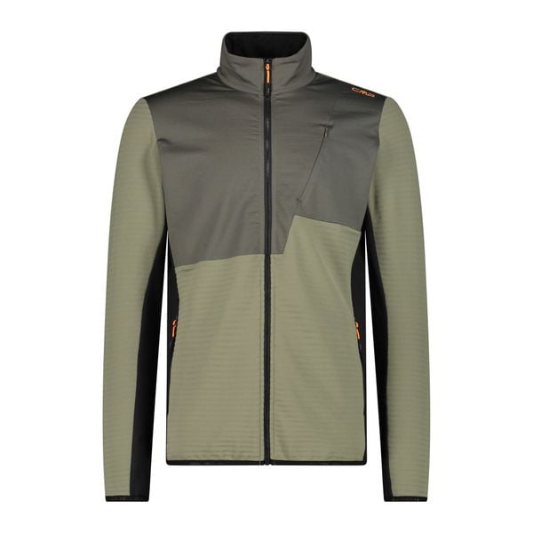 Bluza męska turystyczna CMP 34G1627. Zielone bluzy męskie CMP, l, bez wzorów, z materiału, z kapturem. Za 303.00 zł.