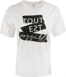 T-shirt damski THE PEOPLE REP. Minerva biały L, 100% bawełna. Białe t-shirty damskie WE THE PEOPLE, l, bez wzorów, z bawełny, klasyczne, bez kołnierzyka. Za 57.84 zł.