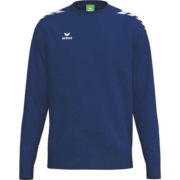 Bluza Erima Cmpt Wings niebieska. Niebieskie bluzy damskie Erima, m, bez wzorów, z materiału, bez kaptura, na fitness i siłownię. Za 226.50 zł.