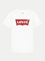 Levi's® T-Shirt 9E8157-001 Biały Regular Fit. Białe t-shirty dla chłopców bez wzorów, z bawełny, bez ramiączek. Za 59.99 zł.