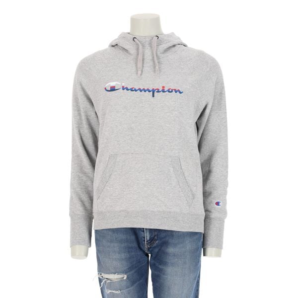 Second life - Bluza z kapturem dla kobiet szara - Stan bardzo dobry. Szare bluzy damskie Champion, s, bez wzorów, z materiału, z kapturem. Za 106.46 zł.