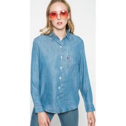 Levi's - Koszula. Brązowe koszule damskie Levi's, z lyocellu, casualowe, z klasycznym kołnierzykiem, z długim rękawem. W wyprzedaży za 179.90 zł.