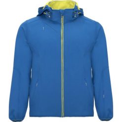 Męska Kurtka Soft Shell Siberia. Niebieskie kurtki męskie ROLY, m, bez wzorów, sportowe, bez kaptura. Za 185.99 zł.