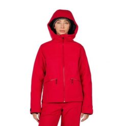 Damska ocieplana kurtka narciarska Rossignol Rochrun. Czerwone kurtki snowboardowe damskie Rossignol, l, bez wzorów, z materiału, bez kaptura, narciarskie, primaloft. Za 1,439.00 zł.