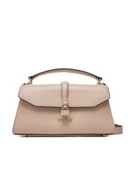 Guess Torebka HWVG96 55200 Beżowy. Brązowe torebki do ręki damskie Guess, z aplikacjami, ze skóry, bez dodatków. Za 329.99 zł.