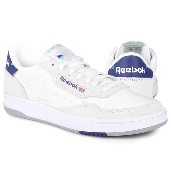 Buty męskie trampki Reebok COURT PEAK. Białe trampki męskie Reebok, bez wzorów, z gumy, bez zapięcia. Za 258.00 zł.