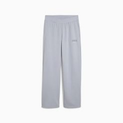 Spodnie dresowe damskie Puma ELEVATED GRAPHIC WIDE TR szare 68950120 r XL. Szare spodnie dresowe damskie Puma, xl, bez wzorów, z bawełny. Za 173.20 zł.