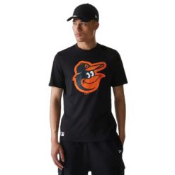 Koszulka Baltimore Orioles Nos MLB Regular. Czarne koszulki sportowe męskie New Era, na lato, xs, bez wzorów, z bawełny, bez kołnierzyka, bez ramiączek. Za 174.00 zł.