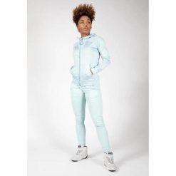 Spodnie damskie Gorilla Wear Vici. Niebieskie spodnie sportowe damskie GORILLA WEAR, s, bez wzorów, z tkaniny, na fitness i siłownię. Za 237.60 zł.