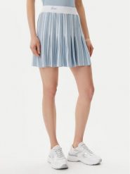 Guess Spódnica plisowana V5GD00 Z3D60 Błękitny Regular Fit. Niebieskie spódnice damskie Guess, m, z aplikacjami, z wiskozy, mini. Za 229.99 zł.