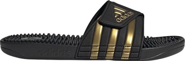 Adidas adidas Adissage Męskie Czarno-Złote (EG6517) r. 44 2/3. Czarne klapki męskie Adidas. Za 99.99 zł.