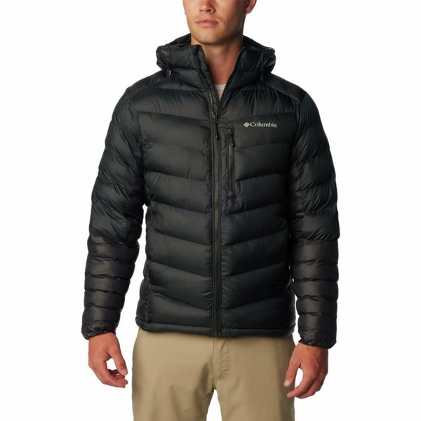 Kurtka ocieplana męska Columbia Labyrinth Loop Hooded z kapturem. Czarne kurtki męskie Columbia, m, bez wzorów, sportowe, z kapturem. Za 659.99 zł.