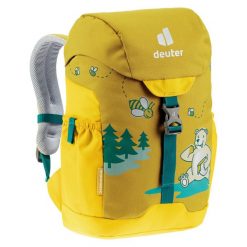 Plecak turystyczny dziecięcy Deuter Schmusebar - turmeric/corn. Brązowe torby i plecaki dziecięce Deuter, z materiału. Za 230.85 zł.