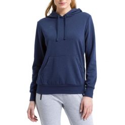 Damska bluza z kapturem Erima Basic. Niebieskie bluzy sportowe damskie Erima, xs, bez wzorów, z bawełny, z kapturem, na fitness i siłownię. W wyprzedaży za 142.00 zł.