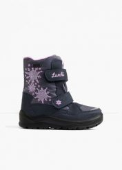 Botki Lurchi. Czerwone botki dziewczęce bonprix, bez zapięcia. Za 299.99 zł.
