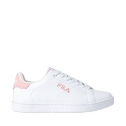 Buty damskie Fila Courtbay. Białe obuwie sportowe damskie Fila, bez wzorów, trekkingowe. W wyprzedaży za 168.00 zł.