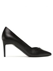 Max Mara Szpilki Phyllis 23452629376 Czarny. Czarne szpilki damskie Max Mara, bez wzorów, ze skóry, bez obcasa, bez zapięcia. Za 2,339.00 zł.
