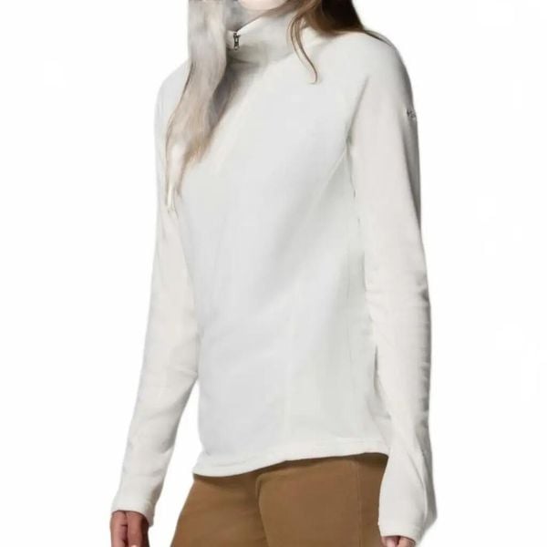 Kurtka COLUMBIA 1802201CB GLACIAL IV 1/2 ZIP Biały. Białe kurtki damskie Columbia, m, bez wzorów, z materiału, bez kaptura. Za 145.99 zł.