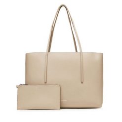 Torebka Calvin Klein. Brązowe torebki do ręki damskie Calvin Klein, bez wzorów, klasyczne, bez dodatków. Za 529.99 zł.