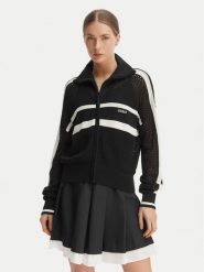 Guess Kardigan V6GR08 Z0729 Czarny Regular Fit. Czarne kardigany damskie Guess, xl, z aplikacjami, z wiskozy. Za 524.99 zł.