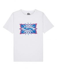 Koszulka z krótkim rękawem dla Chłopcy STARFISH STAMP Biały. Białe t-shirty dla chłopców Quiksilver, bez wzorów, z bawełny, bez ramiączek. Za 37.50 zł.