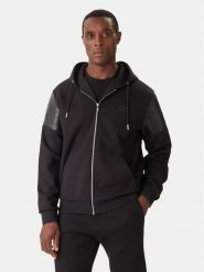 KARL LAGERFELD Bluza 705037 554902 Czarny Regular Fit. Czarne bluzy męskie KARL LAGERFELD, l, bez wzorów, z syntetyku, bez kaptura. Za 1,149.00 zł.