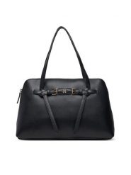 Tommy Hilfiger Torebka Th Buckle Tote AW0AW19032 Czarny. Czarne torebki do ręki damskie Tommy Hilfiger, bez wzorów, ze skóry, bez dodatków. Za 649.99 zł.