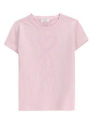 Coccodrillo T-Shirt WC5143229VGB Różowy Regular Fit. Czerwone t-shirty i topy dla dziewczynek COCCODRILLO, bez wzorów, z bawełny, bez ramiączek. Za 24.99 zł.