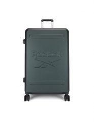 Reebok Walizka duża RBK-WAL-024-CCC-L Zielony. Zielone walizki męskie Reebok, bez wzorów, z tworzywa sztucznego, duże. Za 349.99 zł.