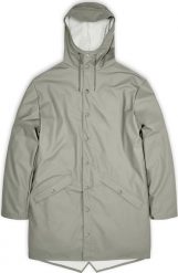 Rains Rains kurtka przeciwdeszczowa unisex LONG JACKET 12020 80 CEMENT XL. Kurtki damskie Rains, xl, bez wzorów, bez kaptura. Za 429.99 zł.