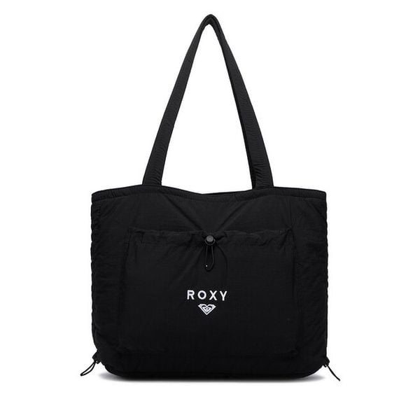Torebka Roxy. Czarne torebki do ręki damskie Roxy, bez wzorów, bez dodatków. Za 69.99 zł.