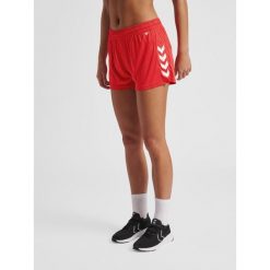 Spodenki damskie Hummel hmlCORE. Czerwone spodnie sportowe damskie Hummel, m, bez wzorów, do piłki ręcznej. Za 120.00 zł.