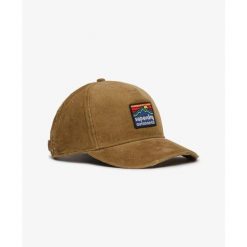 Damska czapka typu trucker Superdry. Brązowe czapki i kapelusze damskie Superdry., bez wzorów. Za 149.95 zł.