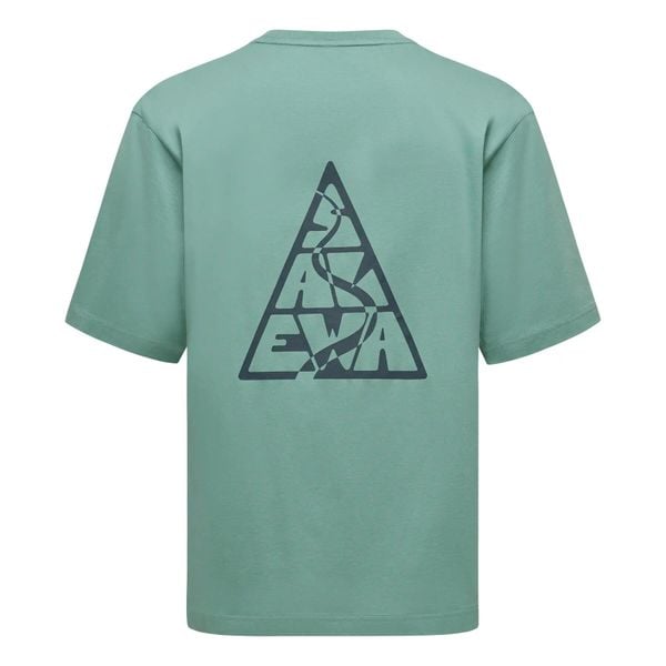 Luźny T-shirt Salewa Eagle. Niebieskie t-shirty męskie Salewa, s, bez wzorów, ze skóry, bez kołnierzyka. Za 224.50 zł.